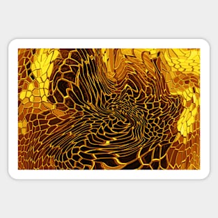 Abstract Honeycomb Sticker